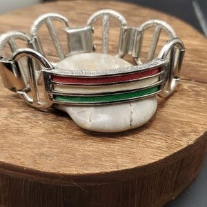 Italian flag wrist bracelet‎ B3127